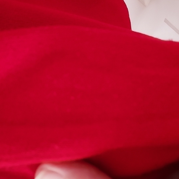 Ann Taylor Petite Crystal Jeweled Rhinestone Collar Sweater In Red - Picture 11 of 12